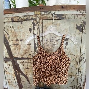 ARQ cropped tank - cheetah - M - GUC